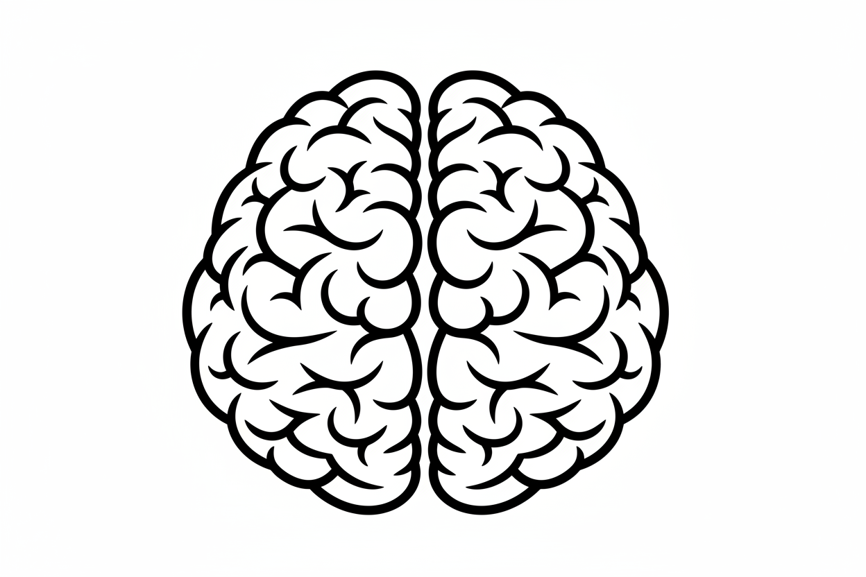 Brain Black SVG
